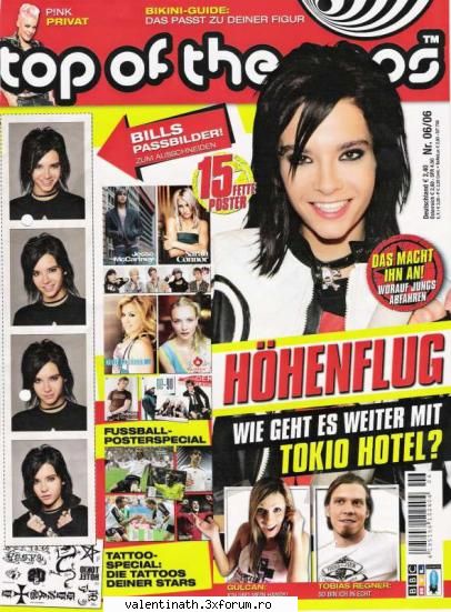 reviste cu tokio hotel - spioanca_the_best - tokio hotel